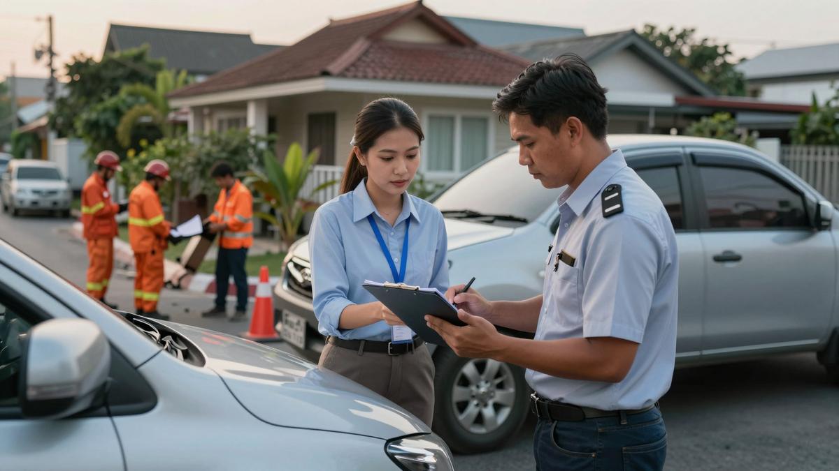 รถเสียหลักพุ่งชนบ้าน มีประกันชั้น 3 ช่วยอะไรบ้าง? คู่มือรับมือความเสียหายต่อบุคคลภายนอก