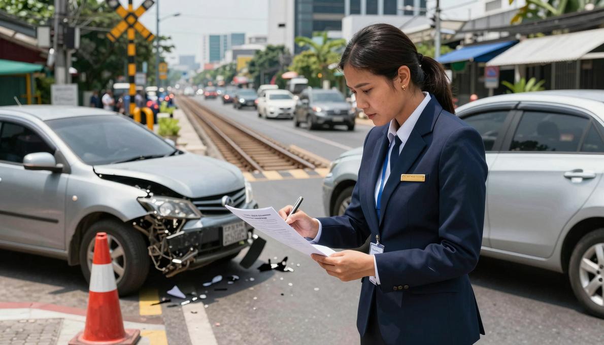 เกิดอุบัติเหตุที่จุดตัดทางรถไฟ ต้องทำอย่างไร? เช็กสิทธิ์ พ.ร.บ.รถยนต์และขั้นตอนขอความคุ้มครอง