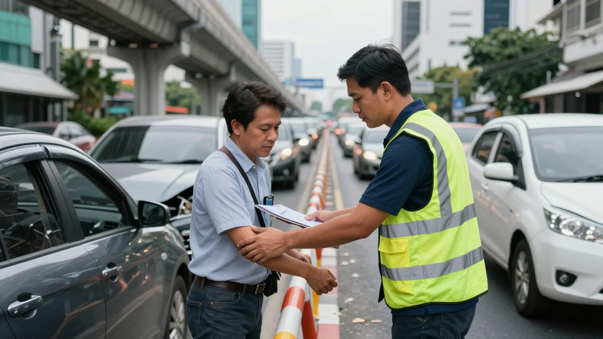 รถชนหลายคันบนถนนราชพฤกษ์ ต้องทำอย่างไร? คู่มือรับมืออุบัติเหตุและเคลมประกันอย่างถูกต้อง