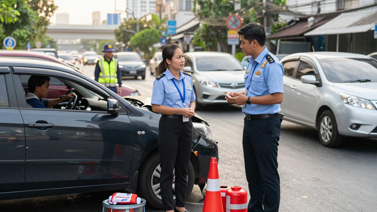 รถชนกันหลายคัน ต้องทำอย่างไร? รู้สิทธิ พ.ร.บ. รถยนต์ อุ่นใจทุกขั้นตอน